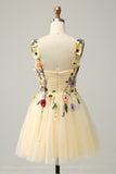 Green Sweatheart Short Tulle Homecoming Dress