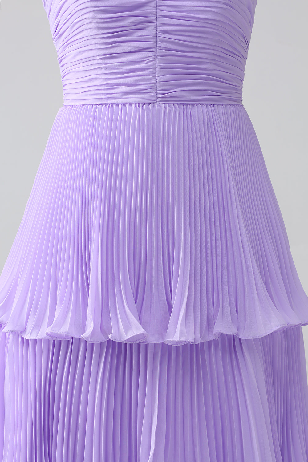 Strapless Sky Blue Prom Dress with Pleated