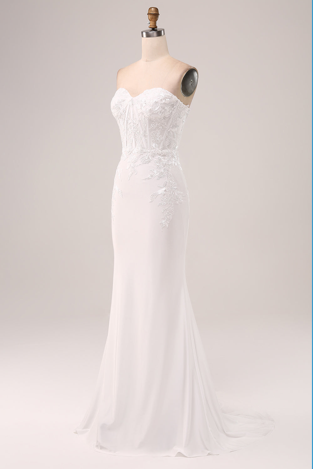 fitted lace wedding dress Never Worn Oleg Cassini Notch neck lace Corset Mermaid Wedding Dress fitted lace wedding dress Never Worn Oleg Cassini Notch neck lace Corset Mermaid Wedding Dress