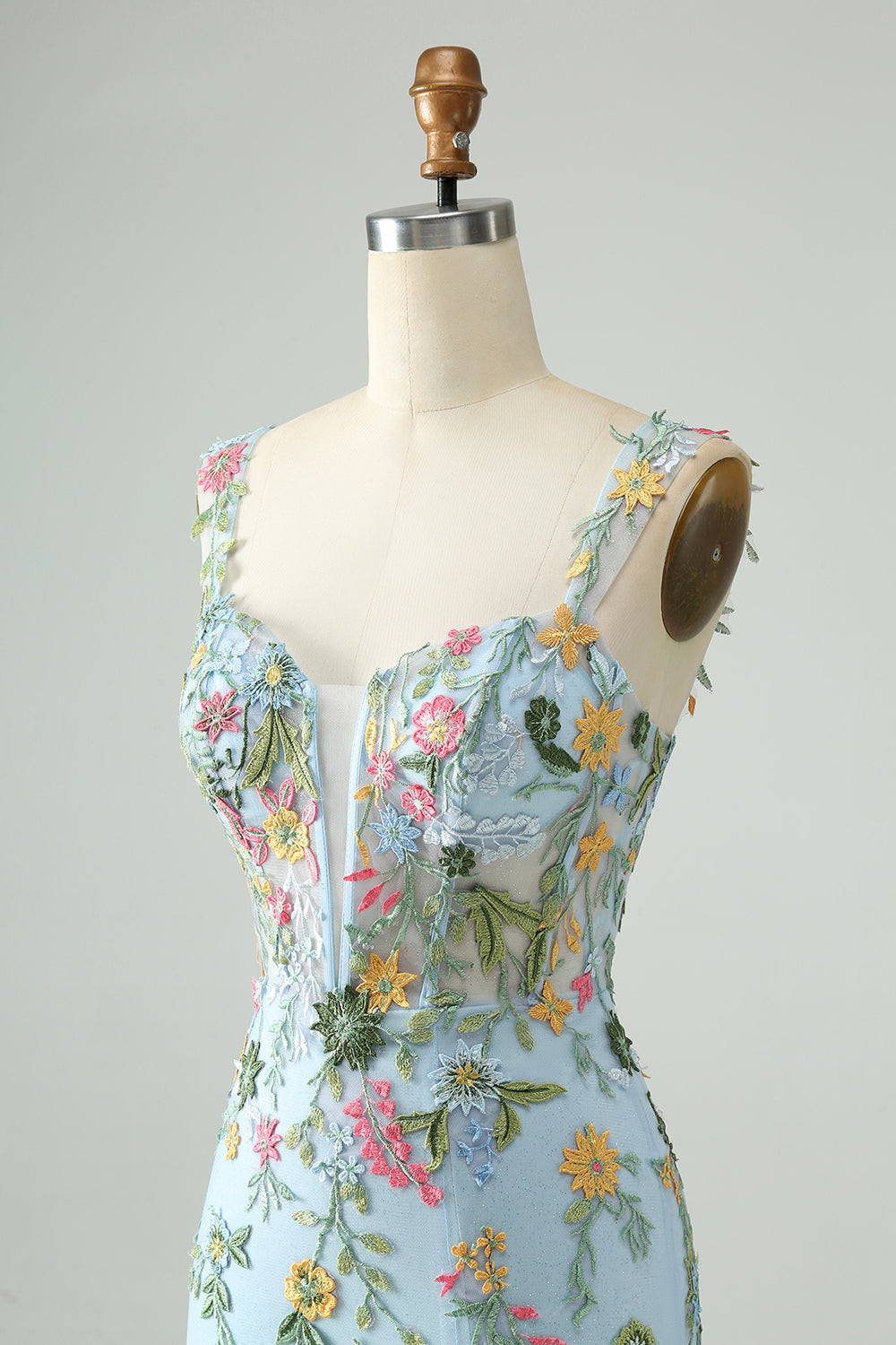 Zapakasa Women Blue Flower Bodycon Homecoming Dress with Embroidery Off The Shoulder Corset Short Prom Dress Zapakasa Women Blue Flower Bodycon Homecoming Dress with Embroidery Off The Shoulder Corset Short Prom Dress