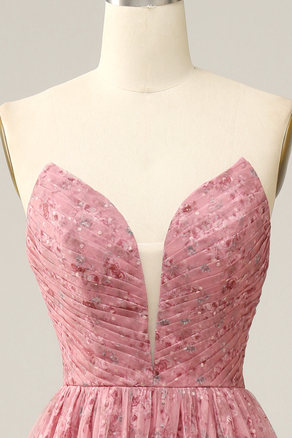 Purple Sweetheart A-Line Prom Dress