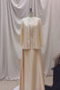 Champagne A-Line 2-Piece Mother of the Bride Dress