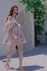 Charming A-Line Puff Sleeves Short Tulle Homecoming Dress
