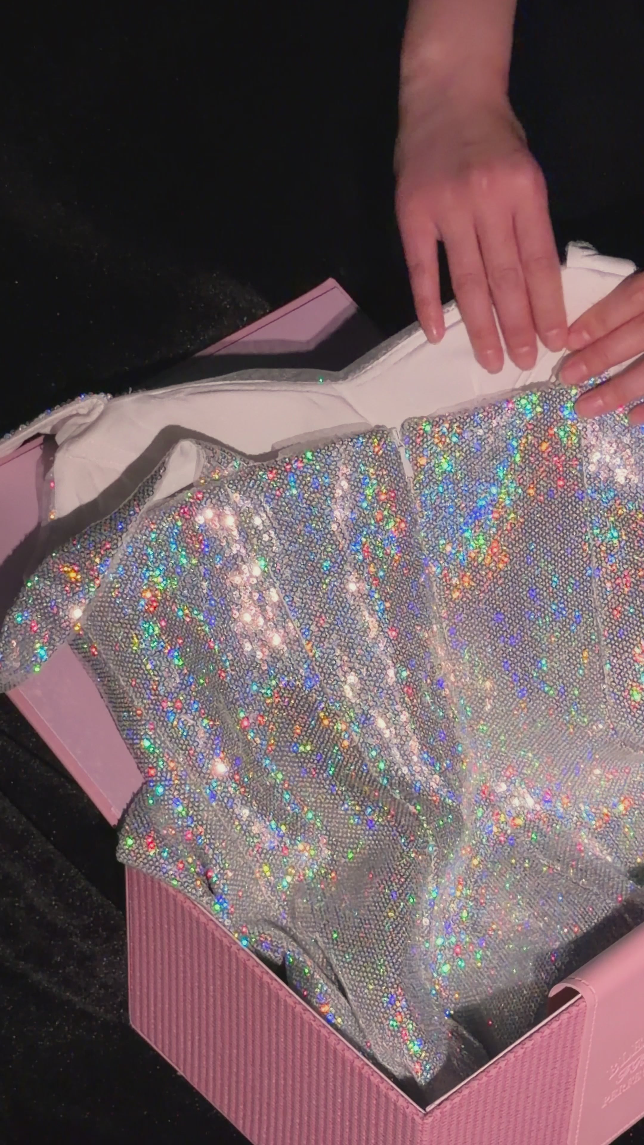 Sparkly Silver Bodycon Sequin Halter Short Cocktail Dress