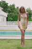 Red Spaghetti Straps Bodycon Homecoming Dress with Sequins