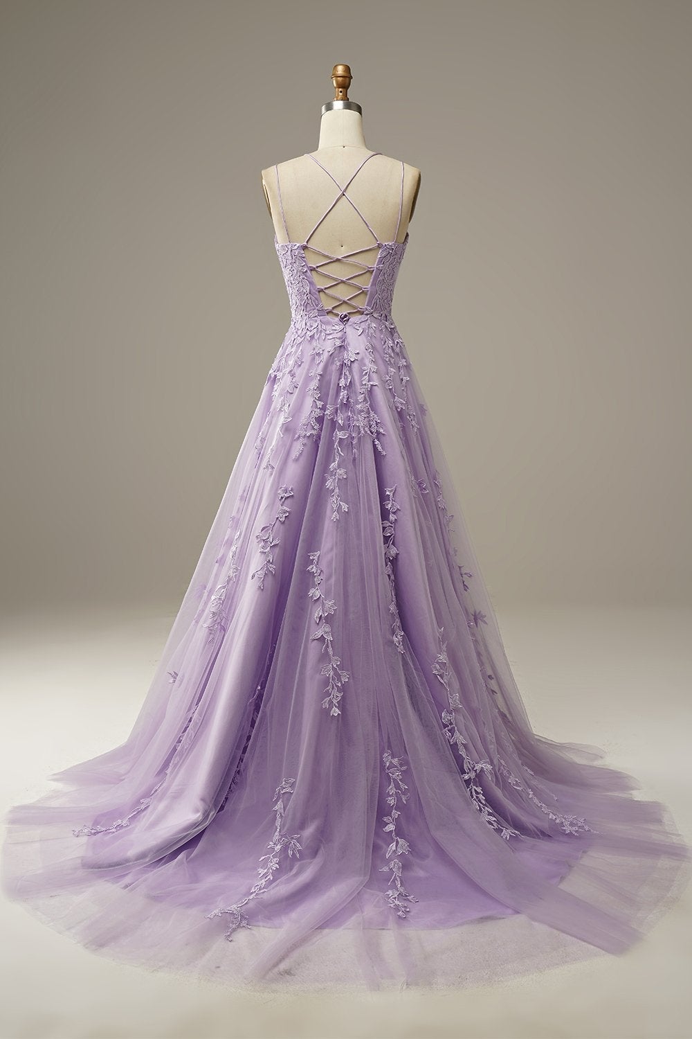 Long purple online evening dress
