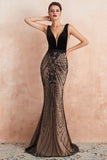 Black Sequins Mermaid Dress