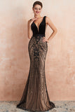 Black Sequins Mermaid Dress