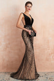 Black Sequins Mermaid Dress