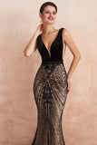 Black Sequins Mermaid Dress