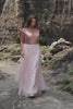 Off The Shoulder Sequin Tulle Prom Dress