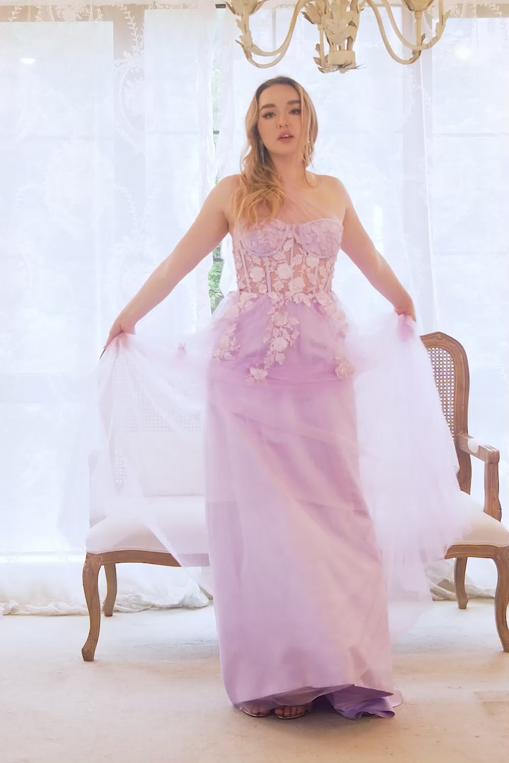 A Line One Shoulder Sky Blue Long Prom Dress with Appliques