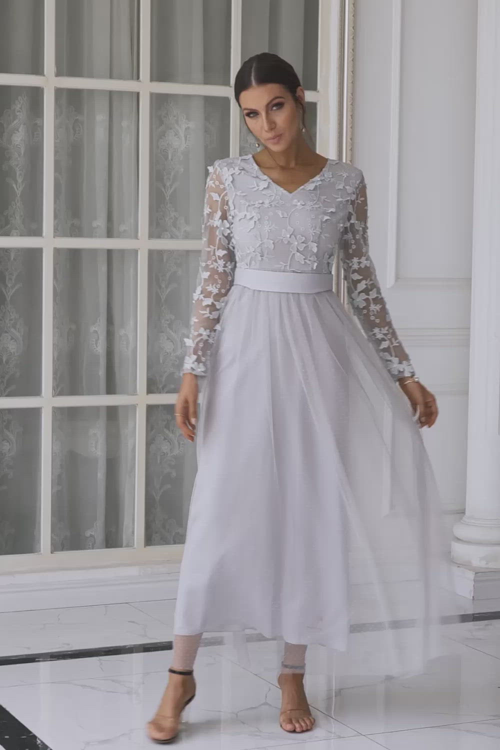 Long Sleeve Mother Dress