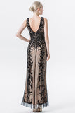 Sparkly Sequins Champagne Beaded Mother of the Bride Dress