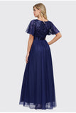 Sparkly Green Beaded Mother of the Bride Dress with Appliques