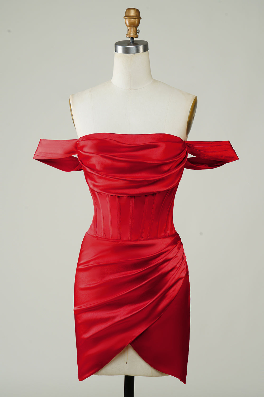 red asymmetric drape midi corset dress Zapakasa Women Simple Tight Short Homecoming Off the Shoulder Asymmetrical Party Dress this striking dress will FORMAL EVENT halter neck backless mini color:Candy Pink