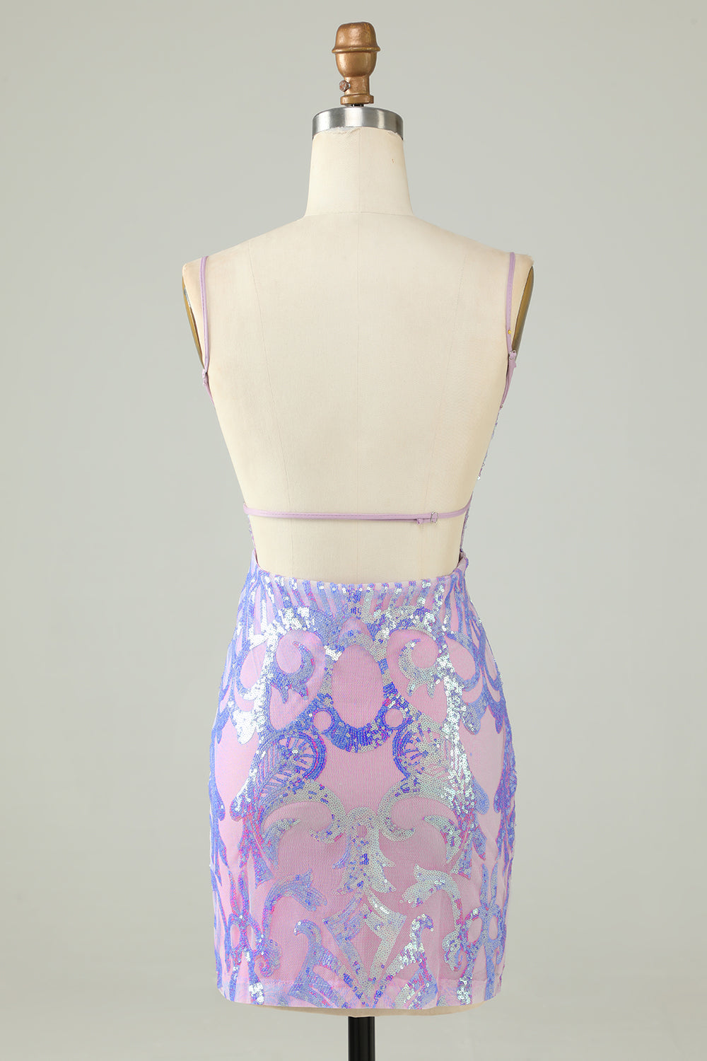 Zapakasa Women Sparkly Purple Sequin Tight Short Homecoming Dress Spaghetti Straps Backless Hoco Dress Zapakasa Women Sparkly Purple Sequin Tight Short Homecoming Dress Spaghetti Straps Backless Hoco Dress