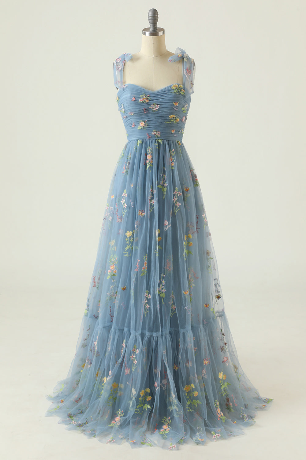 ZAPAKASA Women Green Prom Dress A-Line Sleeveless Long Homecoming Dress With Embroidery ZAPAKASA Women Green Prom Dress A-Line Sleeveless Long Homecoming Dress With Embroidery