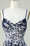 Dusty Sage Spaghetti Straps Homecoming Dress With Criss Cross Back