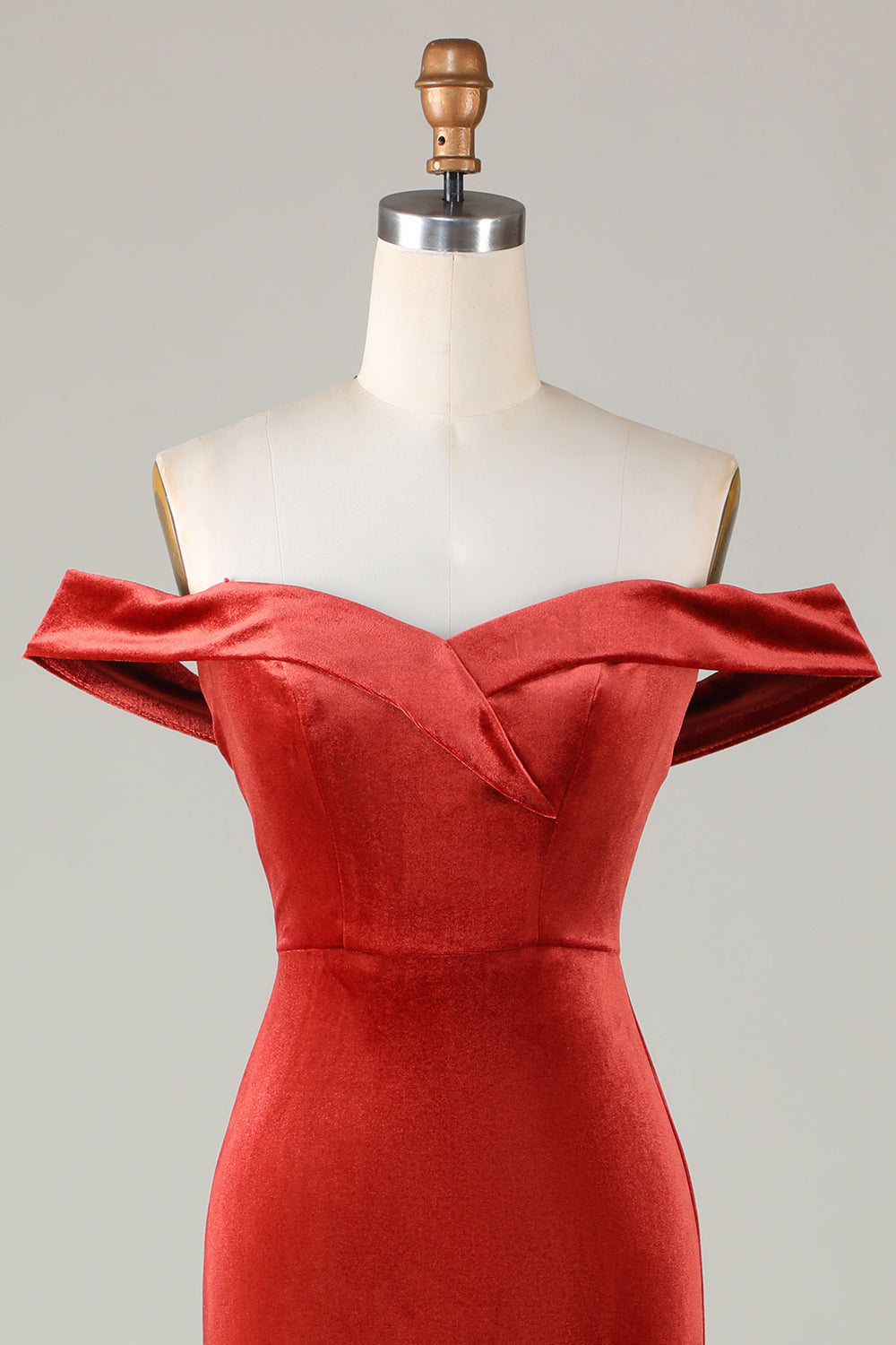 ZAPAKA Women Velvet Terracotta Bridesmaid Dress Mermaid Off The Shoulder Wedding Guest Dress ZAPAKA Women Velvet Terracotta Bridesmaid Dress Mermaid Off The Shoulder Wedding Guest Dress
