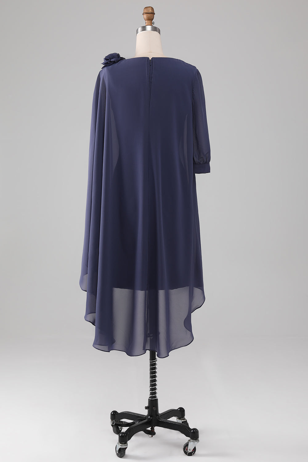 Zapakasa Women Sheath/Column Formal Dress Scoop Beaded Knee-Length Chiffon Mother of the Bride Dress Zapakasa Women Sheath/Column Formal Dress Scoop Beaded Knee-Length Chiffon Mother of the Bride Dress