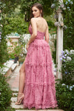 Sweetheart A-Line Dusty Rose Long Prom Dress