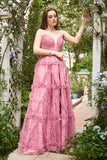 Sweetheart A-Line Dusty Rose Long Prom Dress