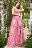 Sweetheart A-Line Dusty Rose Long Prom Dress