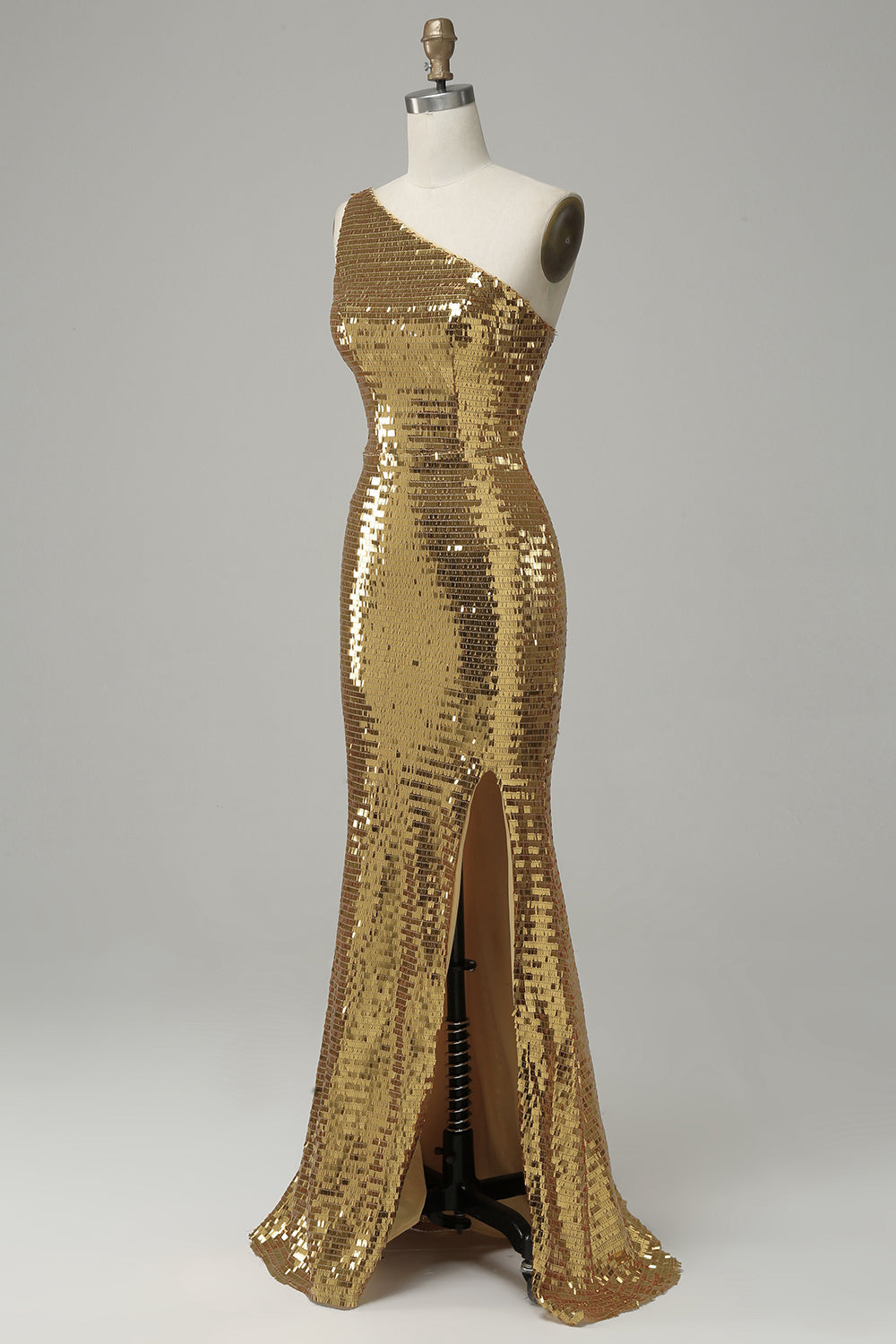 Gold Sequin One Shoulder Dress Short Gold One-Shoulder Sequin Party Dress PromGirl Gold Sequin One Shoulder Dress Short Gold One-Shoulder Sequin Party Dress PromGirl