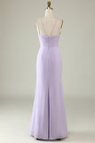 Sage Green Mermaid Draped Bridesmaid Dress