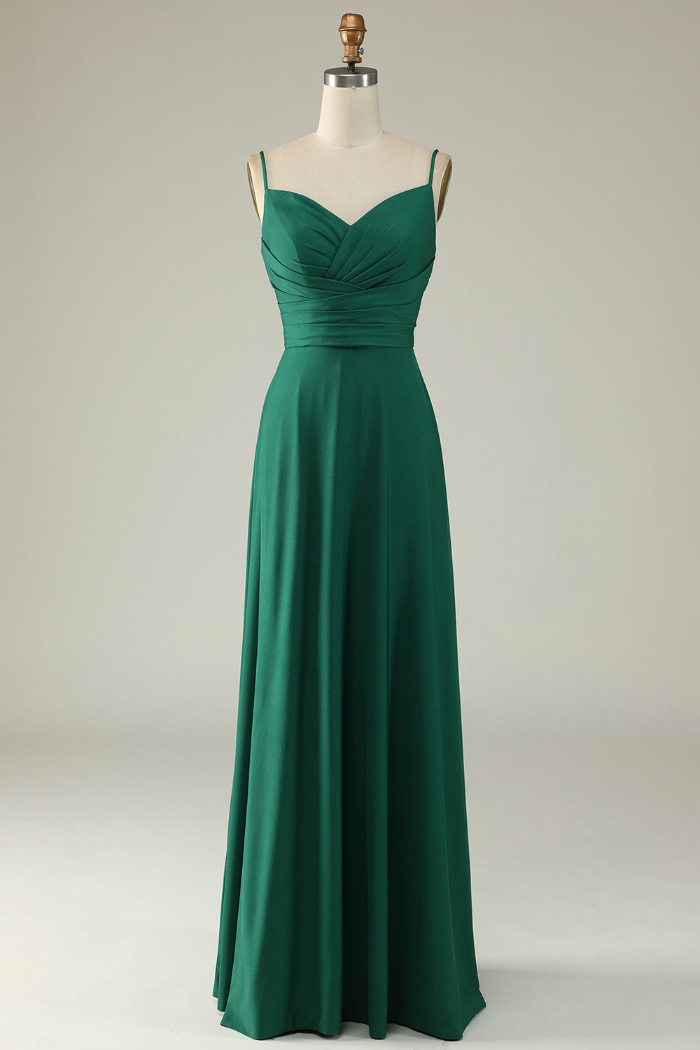 Zapakasa Women Dark Green Wedding Guest Dress A Line Spaghetti Straps Wedding Party Dress Zapakasa Women Dark Green Wedding Guest Dress A Line Spaghetti Straps Wedding Party Dress